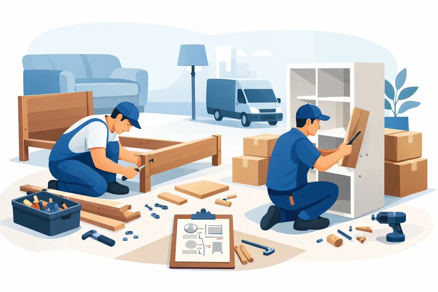 Furniture Dismantling and Reassembly Movers