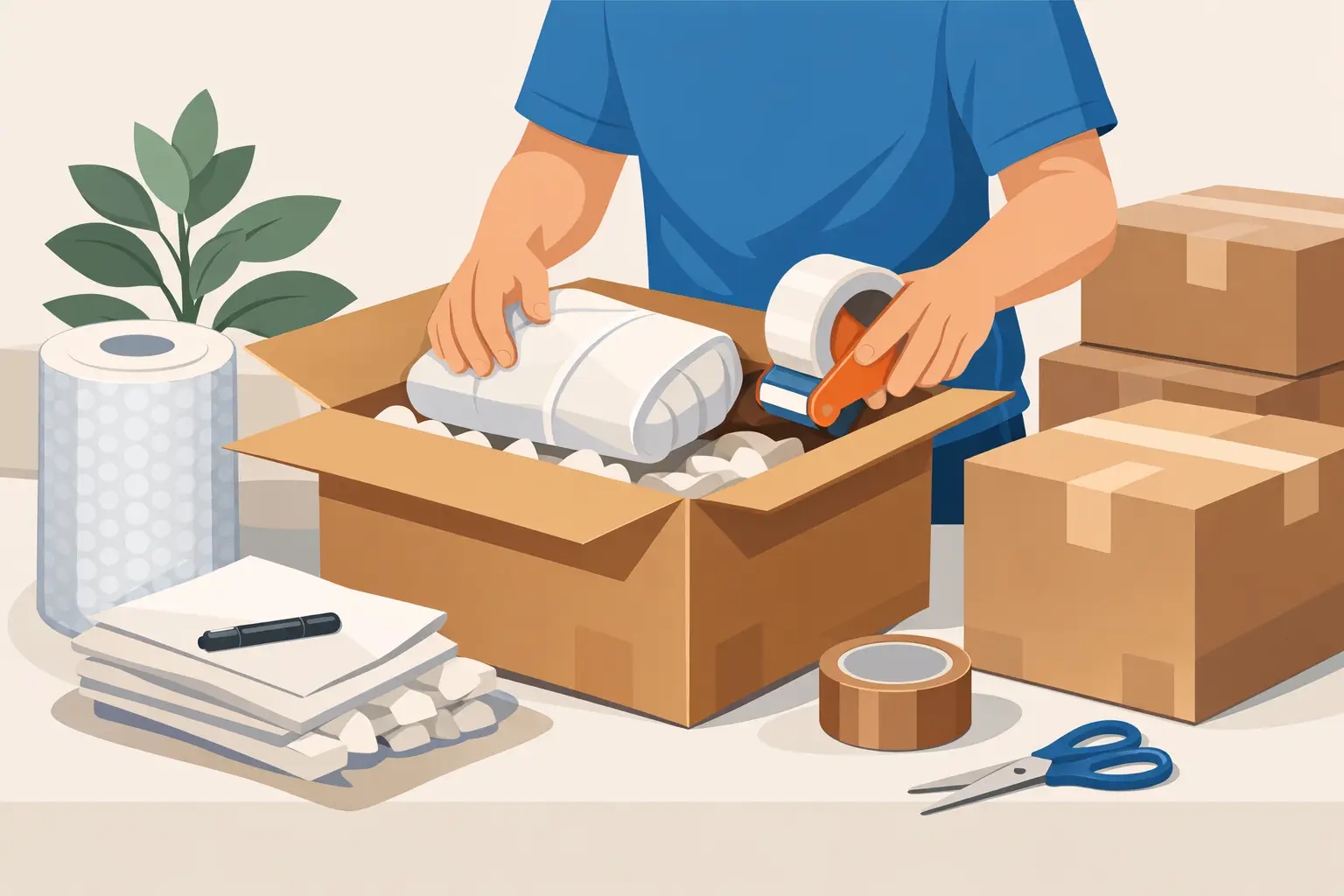 How to Pack Moving Boxes Properly