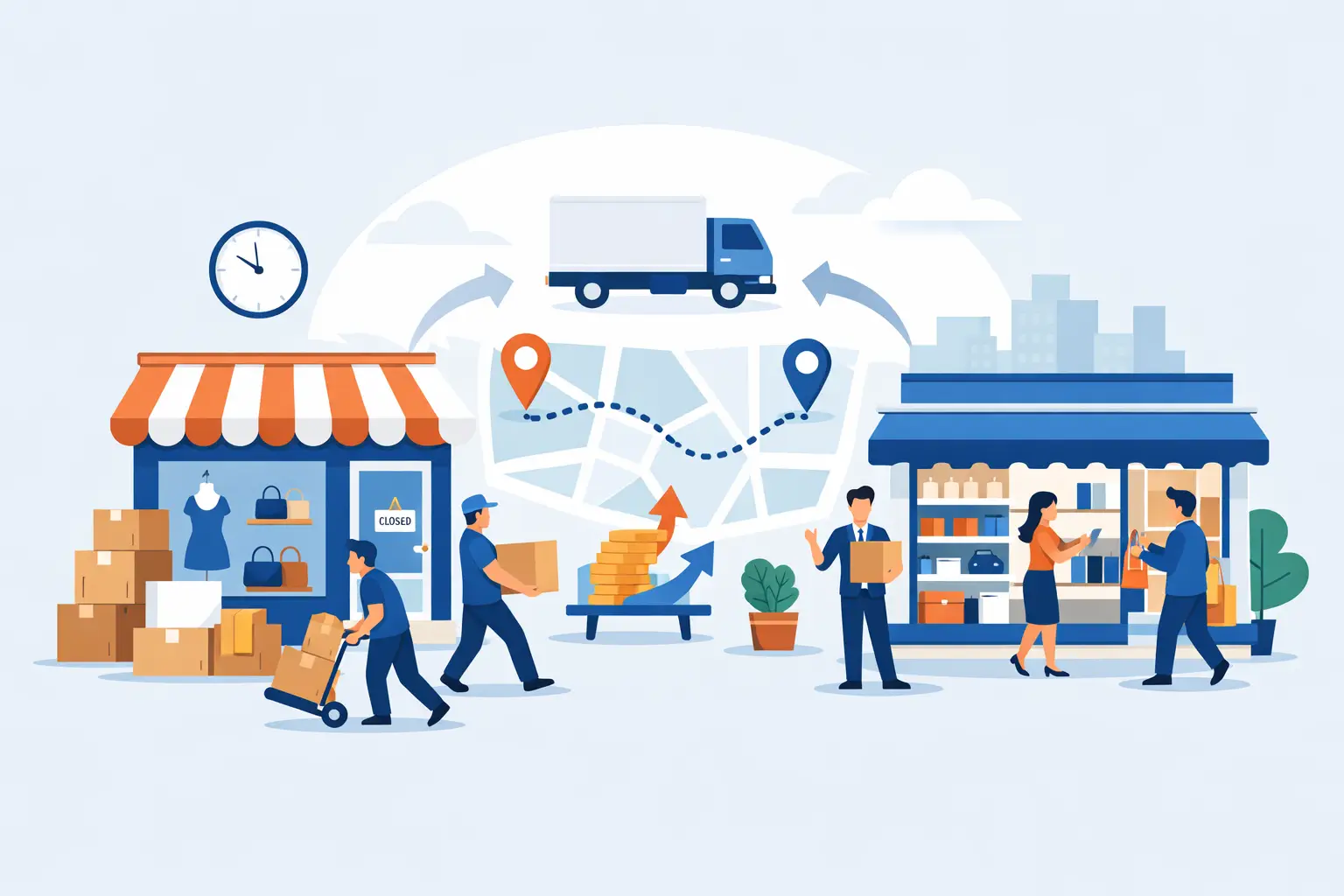 How to Relocate a Retail Shop Without Lost Trading