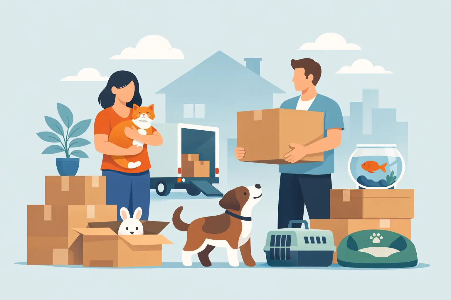 Moving House With Pets Without the Panic